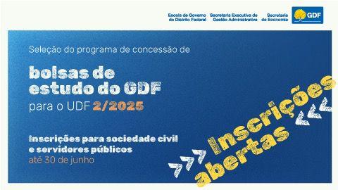 Capa da notícia: Bolsas de estudo do GDF